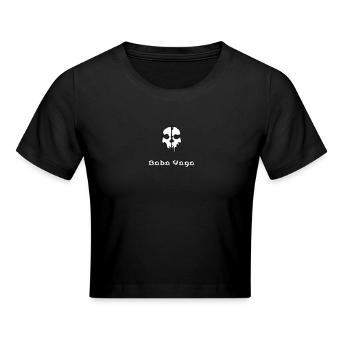 Womens Training Tee Cropped - Schwarz